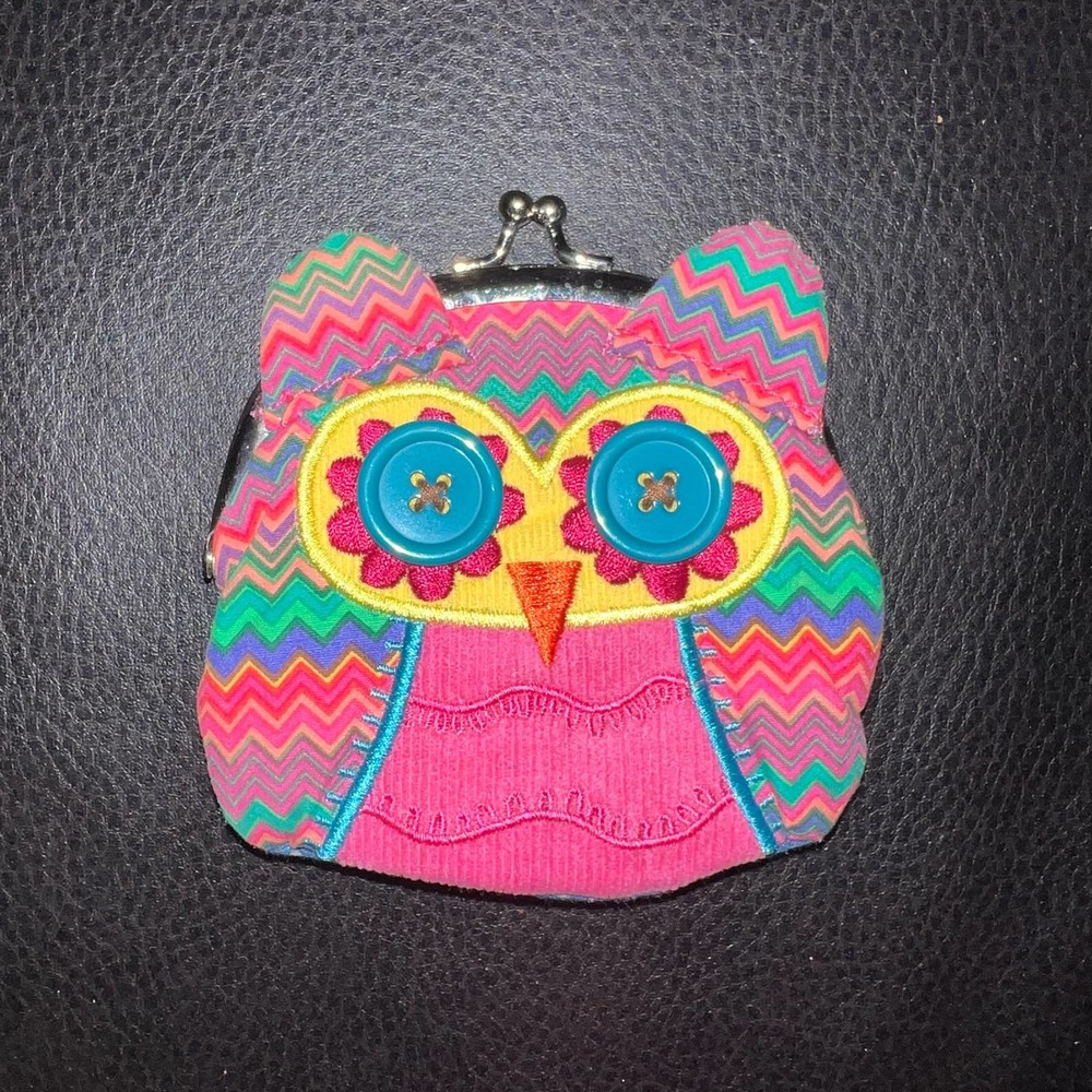 Stephen Joseph Owl Kisslock Coin Purse
